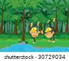 A Cartoon Rainforest