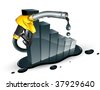 Petrol decrease - stock vector
