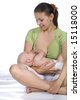 Women+breastfeeding+calf