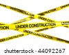 construction tape border