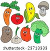 vegetable market illustration