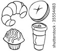 Food Line Drawings