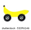 banana on wheels