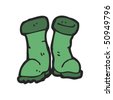 Wellington Boots Drawing