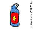 Cartoon Chemistry Bottle