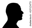 Bald Man Silhouette