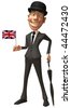 English Gentleman Cartoon