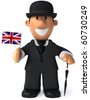 English Gentleman Cartoon