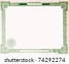 Blank Share Certificate