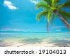 صور شواطىء وبحار  Stock-photo-view-of-nice-tropical-empty-sandy-beach-with-some-palm-19104013
