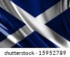 Waving Scottish Flag