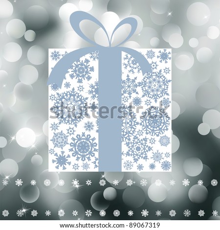Gift Box Parchment Pattern - Card Making Downloads, Knitting